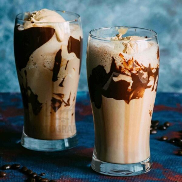 Cold coffee with icecream