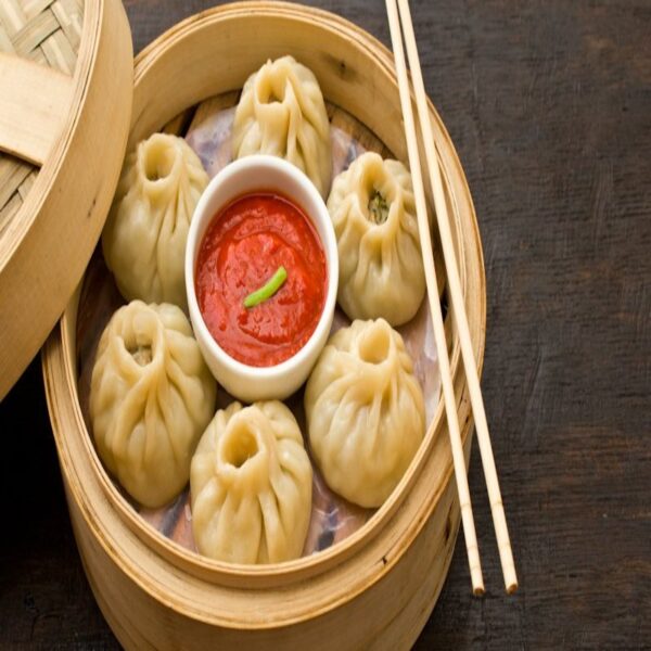 steamed momo